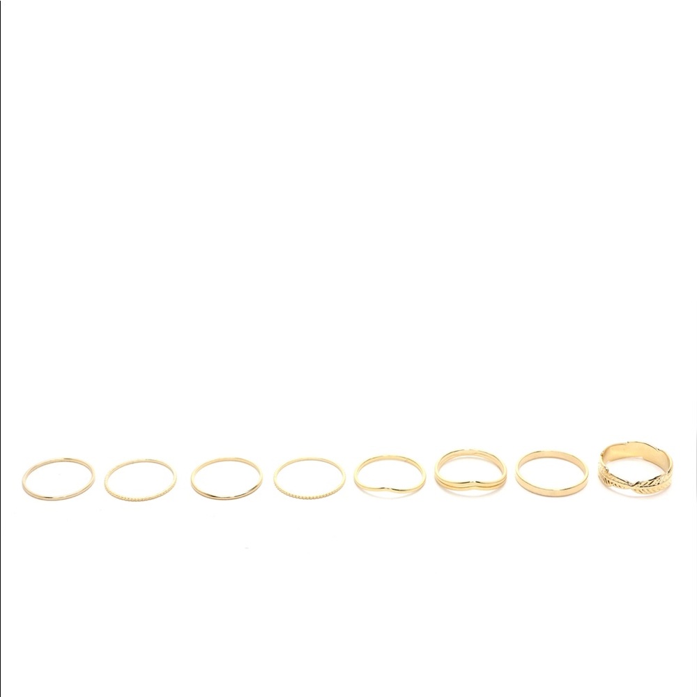 FASHIONNOVA-Gold ring set - Picture 3 of 3